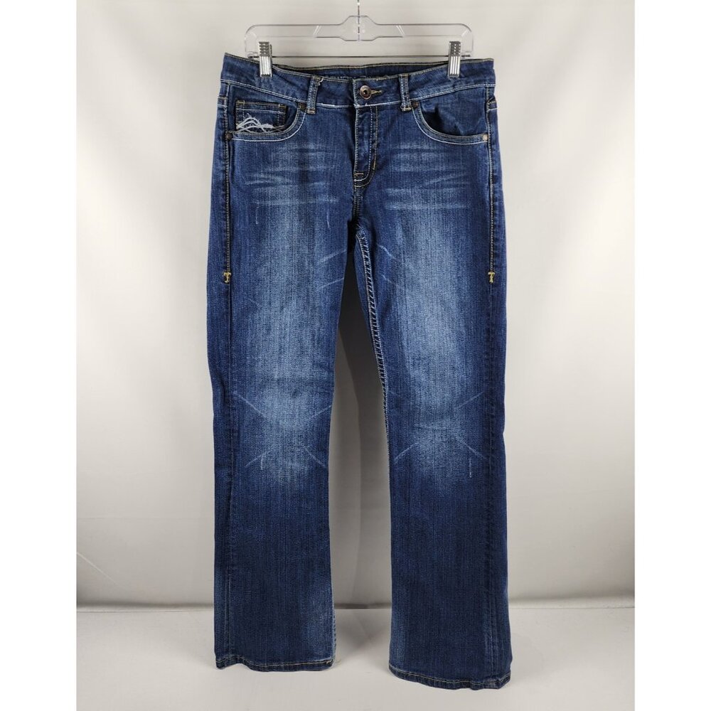 Cowgirl Tuff Women's Straight Leg Jeans - Blue